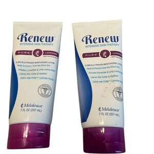 Renew Intensive Skin Therapy Moisturizing Lotion PURE LAVENDER 7oz (2 Pack) NEW